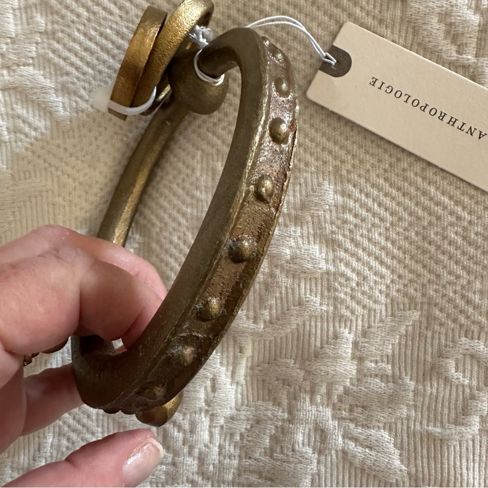 Anthropologie Ania Brass Door Knocker - Picture 7 of 10